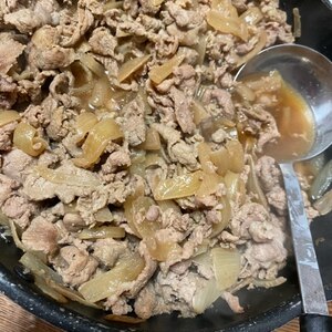 玉ねぎと豚肉の甘酢煮